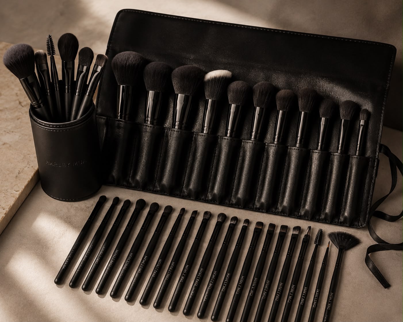 Harley's professional makeup brush kit